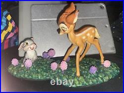 WDCC Bambi & Thumper Just Eat the Blossoms. That's the Good Stuff! RAREE
