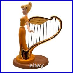 WDCC Beautiful Diversion Singing Harp Mickey and the Beanstalk Harp Figurine