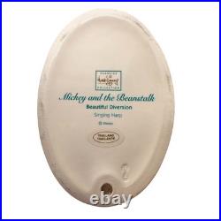 WDCC Beautiful Diversion Singing Harp Mickey and the Beanstalk Harp Figurine