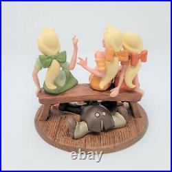 WDCC Beauty And The Beast Le Fou & Tavern Girls Sitting Pretty With Box & COA