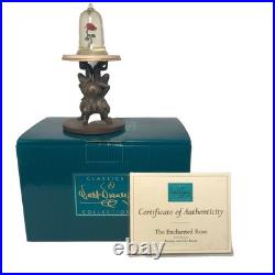 WDCC Beauty and The Beast Rose Table The Enchanted Rose + Box & COA