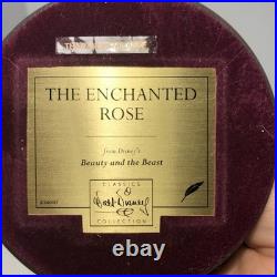 WDCC Beauty and The Beast Rose Table The Enchanted Rose + Box & COA
