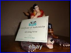 WDCC Beauty and the Beast Gaston Scheming Suitor Walt Disney + Box and COA MINT