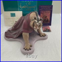 WDCC Beauty and the Beast's Beast Fury Unleashed N. L. E. With Button & Postcard