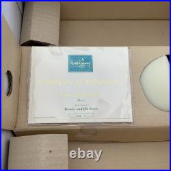 WDCC Beauty and the Beast's Beast Fury Unleashed N. L. E. With Button & Postcard