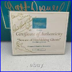 WDCC Beware Of Hitchhiking Ghosts Limited Edition Signed COA with Etched Mirror