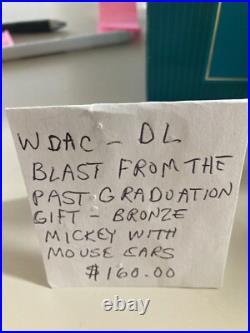 WDCC Blast To The Past Bronze Mickey Mouse with Mouse Ears Original Box