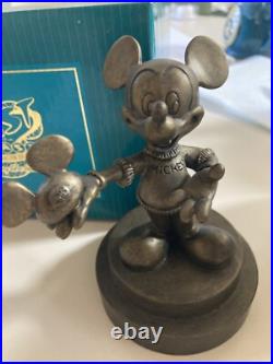 WDCC Blast To The Past Bronze Mickey Mouse with Mouse Ears Original Box