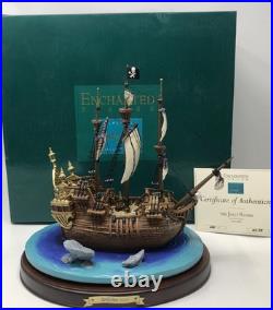 WDCC Captain HOOK's Jolly Roger SHIP Peter Pan Enchanted Places New In Box COA