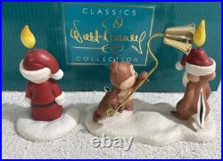 WDCC Chip'N Dale Little Mischief Makers Pluto's Christmas Tree Santa Candle COA