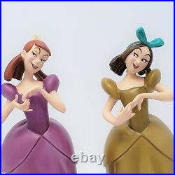 WDCC Cinderella Dreadful Drizella & Awful Anastasia Sculptures + COA's & Boxes