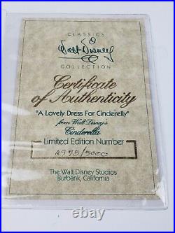WDCC Cinderella Dress A Lovely Dress for Cinderelly withDome, Base, Box Mini Jaq