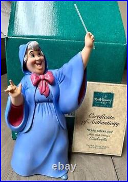 WDCC Cinderella Fairy Godmother Bibbidi, Bobbidi, Boo with Box and COA