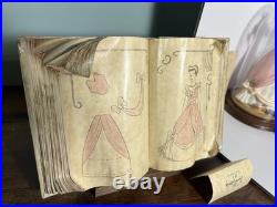 WDCC Cinderella Figurine Classics Collection Glass Dome Book COA Walt Disney WDCC Cinderella Figurine Classics Collection Glass Dome Book COA Walt Disney