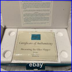 WDCC Cinderella Footman Presenting. Slipper & COA Sealed With Paperwork & Box