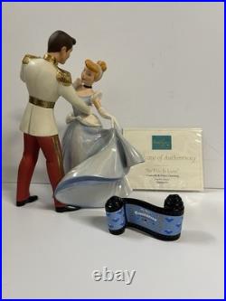 WDCC Cinderella & Prince Charming So This Is Love Figurine withCOA & Box