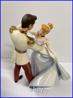 WDCC Cinderella & Prince Charming So This Is Love Figurine withCOA & Box
