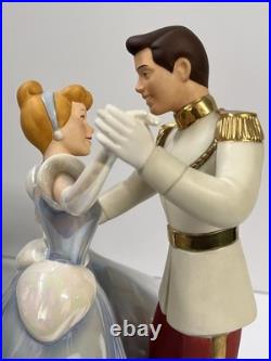 WDCC Cinderella & Prince Charming So This Is Love Figurine withCOA & Box