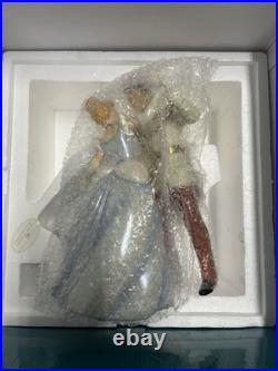 WDCC Cinderella & Prince Charming So This Is Love Figurine withCOA & Box