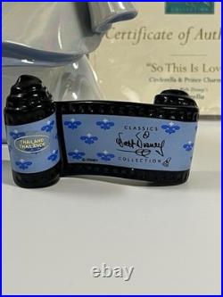 WDCC Cinderella & Prince Charming So This Is Love Figurine withCOA & Box