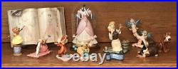 WDCC Cinderella Scene Dress, Dome, Book, Lucifer, Mice, Birds, Bruno, Title