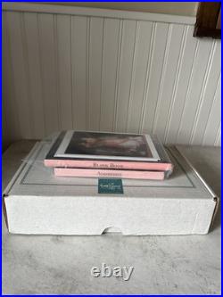 WDCC Cinderella Sewing Book with Stand, COA + Pink Dress Promo Books x2 & 2 Cards