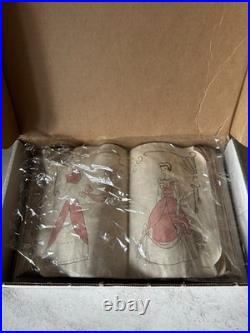WDCC Cinderella Sewing Book with Stand, COA + Pink Dress Promo Books x2 & 2 Cards