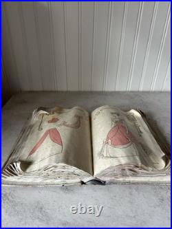 WDCC Cinderella Sewing Book with Stand, COA + Pink Dress Promo Books x2 & 2 Cards