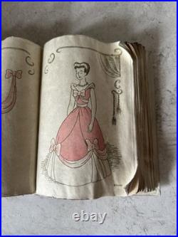 WDCC Cinderella Sewing Book with Stand, COA + Pink Dress Promo Books x2 & 2 Cards