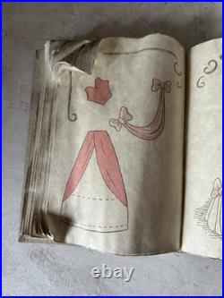 WDCC Cinderella Sewing Book with Stand, COA + Pink Dress Promo Books x2 & 2 Cards