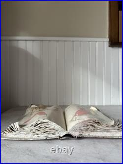 WDCC Cinderella Sewing Book with Stand, COA + Pink Dress Promo Books x2 & 2 Cards