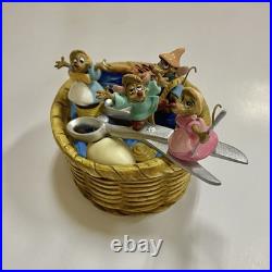WDCC Cinderella Surprise! Mice in Sewing Basket AND Jaq Gus with Ribbon. No Box
