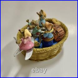 WDCC Cinderella Surprise! Mice in Sewing Basket AND Jaq Gus with Ribbon. No Box