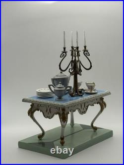 WDCC Cinderella TEA IS SERVED Lady Tremaine's Table Box & COA 1217944 Disney
