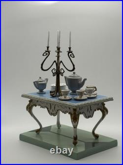 WDCC Cinderella TEA IS SERVED Lady Tremaine's Table Box & COA 1217944 Disney