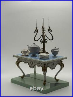 WDCC Cinderella TEA IS SERVED Lady Tremaine's Table Box & COA 1217944 Disney