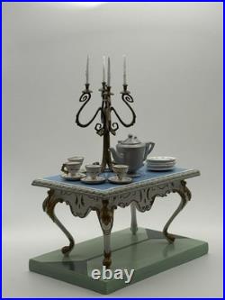 WDCC Cinderella TEA IS SERVED Lady Tremaine's Table Box & COA 1217944 Disney