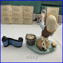 WDCC Cinderella's Opening Title, Cinderella, Bruno, Lucifer & 50th Anniv Pin Set