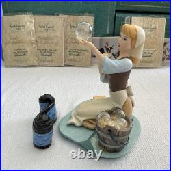 WDCC Cinderella's Opening Title, Cinderella, Bruno, Lucifer & 50th Anniv Pin Set