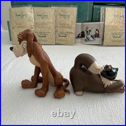 WDCC Cinderella's Opening Title, Cinderella, Bruno, Lucifer & 50th Anniv Pin Set