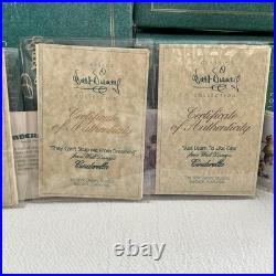 WDCC Cinderella's Opening Title, Cinderella, Bruno, Lucifer & 50th Anniv Pin Set