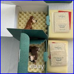 WDCC Cinderella's Opening Title, Cinderella, Bruno, Lucifer & 50th Anniv Pin Set