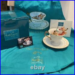 WDCC Cinderella's Tea for Two with Royal Doulton Saucer, Event Button & Rare Apron