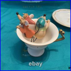 WDCC Cinderella's Tea for Two with Royal Doulton Saucer, Event Button & Rare Apron