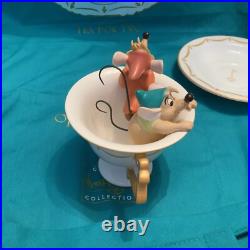 WDCC Cinderella's Tea for Two with Royal Doulton Saucer, Event Button & Rare Apron