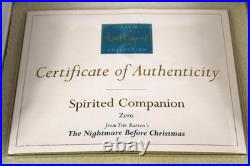 WDCC Classics Collection Spirited Companion Zero Nightmare Before Christmas COA