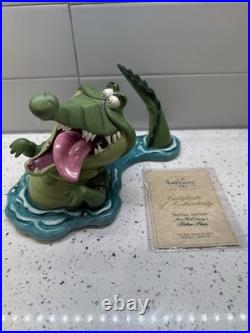 WDCC-Croc, Tick-Tock, Tick-Tock -COA & Box And Working Sound- Peter Pan Disney