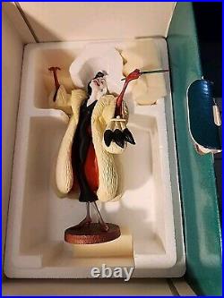 WDCC Cruella De Vil 101 Dalmations Figurine In Box & COA Walt Disney Classics