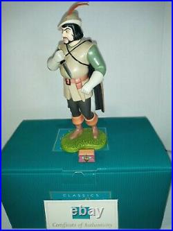 WDCC DISNEY HUNTSMAN & HEART BOX Deadly Intent from Snow White and the Seve