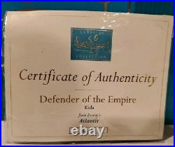 WDCC Defender of the Empire Kida from Disney's Atlantis with Box & COA SIGNED